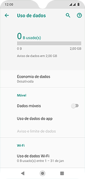 Como ativar e desativar uma rede de dados - Motorola Moto G7 - Passo 8