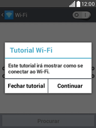 Como se conectar a uma rede Wi-Fi - LG L20 - Passo 5
