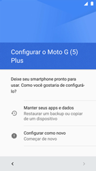 Como configurar pela primeira vez - Motorola Moto G5 Plus - Passo 4