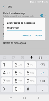 Como configurar o telefone para receber mensagens - Samsung Galaxy J6 - Passo 9