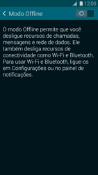 Como ativar e desativar o modo avião no seu aparelho - Samsung Galaxy S5 - Passo 5