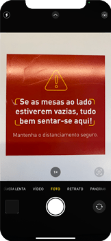 Como traduzir textos com a câmera - Apple iOS 15 Apple iOS 15 - Passo 2