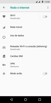 Como conectar à internet - Motorola Moto G6 Play - Passo 5