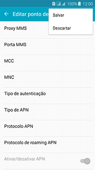 Como configurar a internet do seu aparelho (APN) - Samsung Galaxy J7 - Passo 17