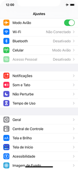 Como ativar e desativar o modo avião no seu aparelho - Apple iOS 14 Apple iOS 14 - Passo 4