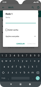 Como se conectar a uma rede Wi-Fi - Motorola Moto G7 - Passo 8