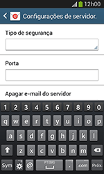 Como configurar seu celular para receber e enviar e-mails - Samsung Galaxy Grand Neo - Passo 10