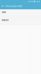 Como encontrar o número de IMEI do seu aparelho - Samsung Galaxy S7 - Passo 6