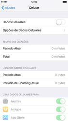 Como ativar e desativar uma rede de dados - Apple iOS 10 Apple iOS 10 - Passo 5