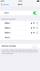 Como se conectar a uma rede Wi-Fi - Apple iOS 10 Apple iOS 10 - Passo 5