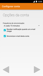 Como configurar seu celular para receber e enviar e-mails - Motorola Moto Turbo - Passo 20