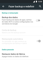 Como restaurar as configurações originais do seu aparelho - Motorola Moto Turbo - Passo 5