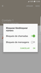 Como bloquear chamadas de um número específico - Samsung Galaxy S7 Edge - Passo 8