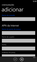 Como configurar a internet do seu aparelho (APN) - Nokia Lumia 920 - Passo 10