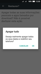 Como restaurar as configurações originais do seu aparelho - Lenovo Vibe C2 - Passo 8