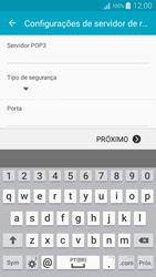 Como configurar seu celular para receber e enviar e-mails - Samsung Galaxy A5 - Passo 9