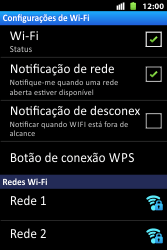Como se conectar a uma rede Wi-Fi - Huawei U8667 - Passo 7