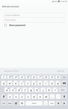 Galaxy Tab E - Setup email, step 5