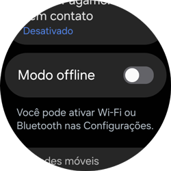 Como ativar o modo avião no Galaxy Watch - Samsung Galaxy Watch 7 - Passo 4