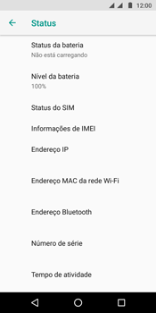 Como encontrar o número de IMEI do seu aparelho - Motorola Moto G6 Play - Passo 6