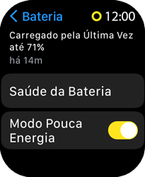 Como ativar o modo reserva de energia - Apple Watch SE - Passo 5