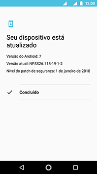 Como atualizar o software do seu aparelho - Motorola Moto Z2 Play - Passo 7