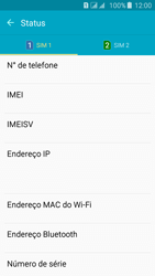 Como encontrar o número de IMEI do seu aparelho - Samsung Galaxy J5 - Passo 6