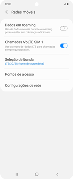 Como ativar e desativar o VoLTE - Samsung Galaxy Z Flip - Passo 7