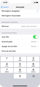 Como configurar seu celular para receber e enviar e-mails - Apple iOS 12 Apple iOS 12 - Passo 23