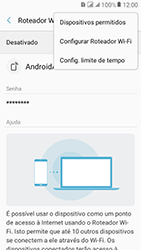 Como usar seu aparelho como um roteador de rede Wi-Fi - Samsung Galaxy J2 Prime - Passo 8