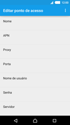 Como configurar a internet do seu aparelho (APN) - Sony Xperia M4 Aqua - Passo 10