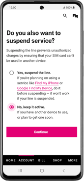 t mobile lost phone need new sim card