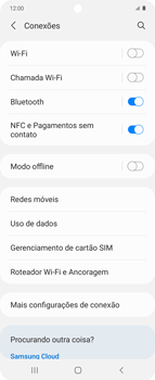Como ativar e desativar o roaming de dados - Samsung Galaxy Z Flip - Passo 6