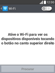 Como se conectar a uma rede Wi-Fi - LG L20 - Passo 6
