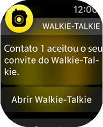 Como usar a função Walkie-Talkie - Apple Watch Ultra - Passo 5