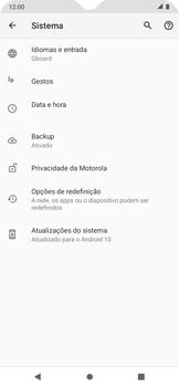 Como restaurar as configurações originais do seu aparelho - Motorola Moto E6i - Passo 6