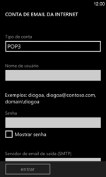 Como configurar seu celular para receber e enviar e-mails - Nokia Lumia 920 - Passo 13