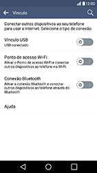 Como usar seu aparelho como um roteador de rede Wi-Fi - LG K10 - Passo 5