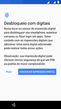 Como configurar pela primeira vez - Motorola Moto Z2 Play - Passo 13