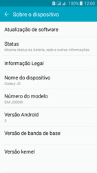 Como encontrar o número de IMEI do seu aparelho - Samsung Galaxy J5 - Passo 4