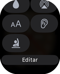 Como personalizar a Central de Controle - Apple Watch Ultra - Passo 5