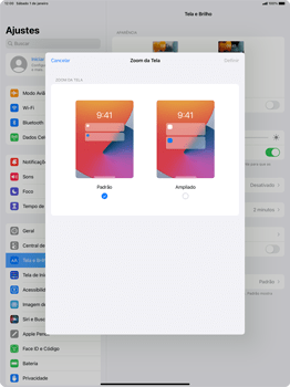 Como ampliar a tela com o zoom - Apple iPad Pro 12,9 - Passo 4