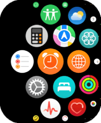 Como aumentar ou diminuir o texto da tela - Apple Watch SE - Passo 2
