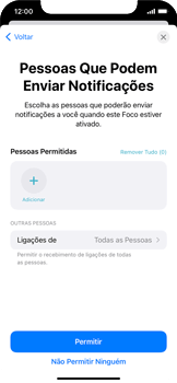 Como ativar o modo Foco - Apple iOS 15 Apple iOS 15 - Passo 5