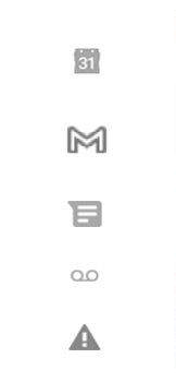Explicação dos ícones - Motorola Moto E6i - Passo 9