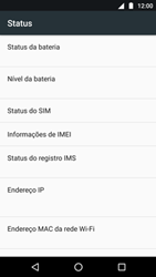 Como encontrar o número de IMEI do seu aparelho - Motorola Moto G5 Plus - Passo 5