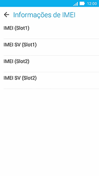Como encontrar o número de IMEI do seu aparelho - Asus ZenFone Go - Passo 6