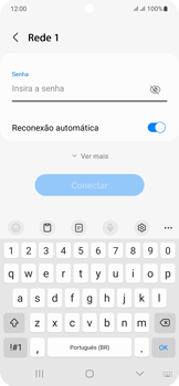 Como se conectar a uma rede Wi-Fi - Samsung Galaxy S23+ - Passo 8