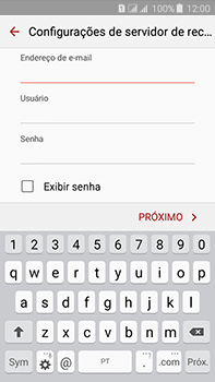 Como configurar seu celular para receber e enviar e-mails - Samsung Galaxy J7 - Passo 8