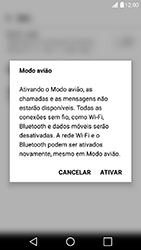 Como ativar e desativar o modo avião no seu aparelho - LG X Power - Passo 5